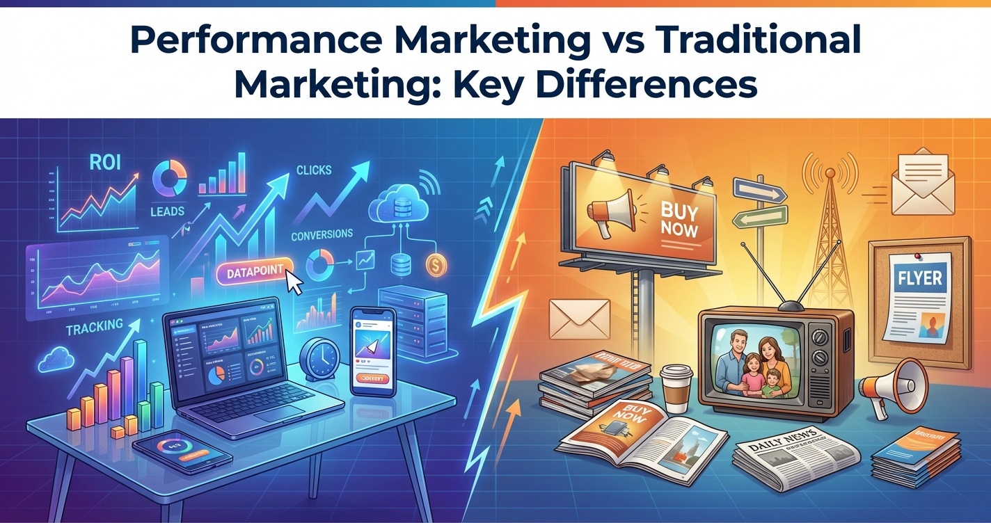 Performance marketing vs Traditional marketing